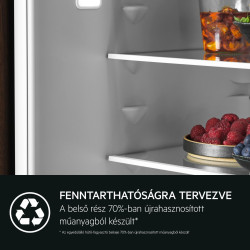 AEG TC6MS18FDS Beépíthető kombinált alul fagyasztós hűtő