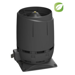 VILPE Vilpe ECo125S FLOW tetőventilátor, szürke Szellőztető ventilátor tartozékok