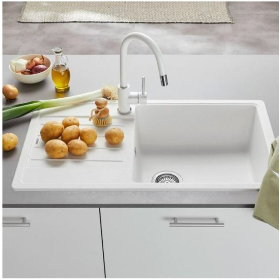 Blanco LEGRA XL 6 S törtfehér doboz nélk., lef.garn. 527091BK Gránit mosogatótálca