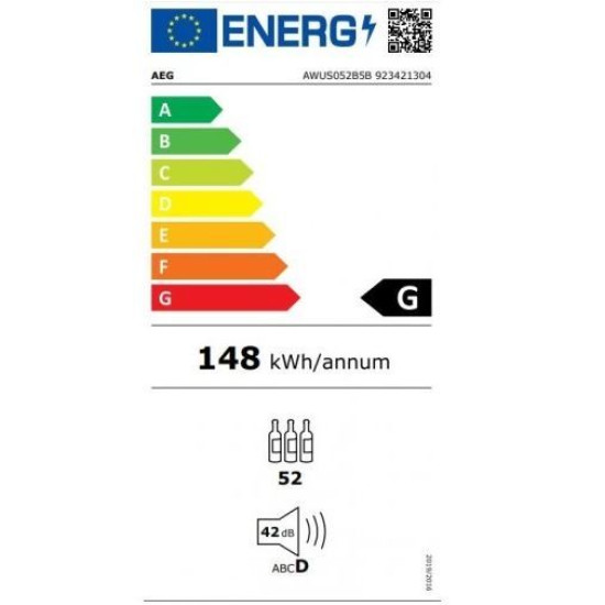 AEG AWUS052B5B Beépíthető borhűtő