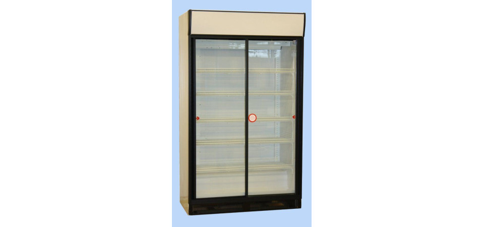 Coldmatic CG10G Ipari üvegajtós hűtőszekrény Coldmatic CG10G Ipari üvegajtós hűtőszekrény