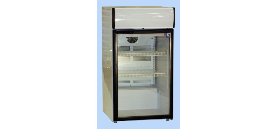 Coldmatic CG165GVLB Ipari üvegajtós hűtőszekrény