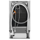 Electrolux EEA23200L Beépíthető 9-10 terítékes mosogatógép