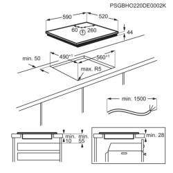 Electrolux EIS67453 Beépíthető indukciós főzőlap