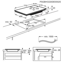 Electrolux EIS87453IZ Beépíthető indukciós főzőlap