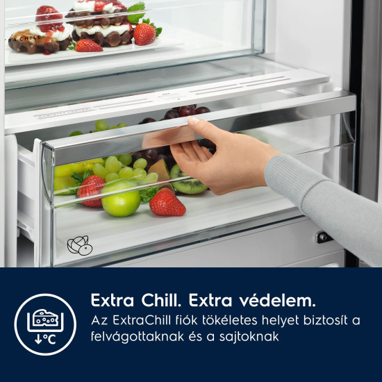 Electrolux ENA7CD18S Beépíthető fagyasztórekeszes hűtőszekrény