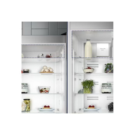 Electrolux ENA7CD19S Beépíthető fagyasztórekeszes hűtőszekrény