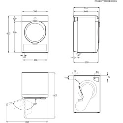Electrolux EW6D285AE Hőszivattyús szárítógép