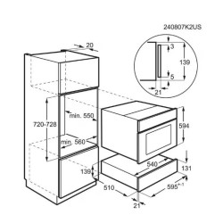 AEG KDK911424M Beépíthető melegentartó fiók