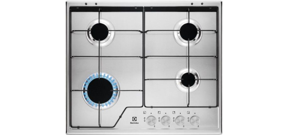 Electrolux KGS6424SX Beépíthető gáz főzőlap Electrolux KGS6424SX Beépíthető gáz főzőlap