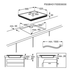 Electrolux LIR60433B Beépíthető indukciós főzőlap