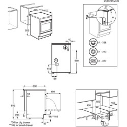Electrolux LKK560011X Kombinált tűzhely