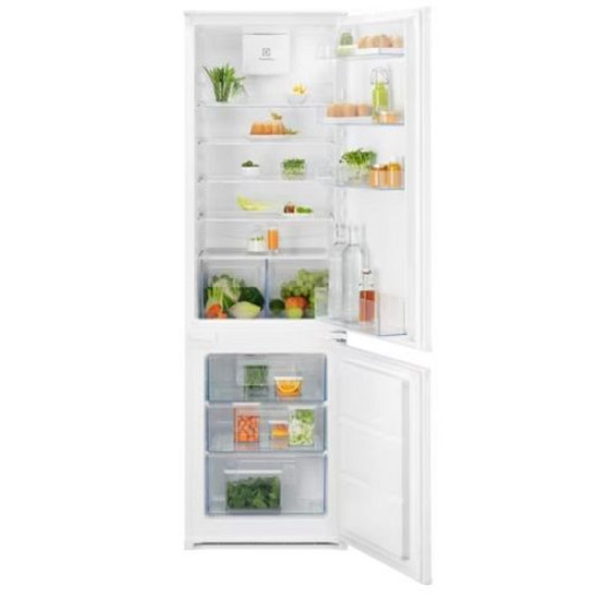 Electrolux LND5FE18S Beépíthető kombinált alul fagyasztós hűtő