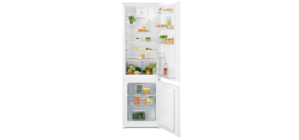 Electrolux LND5FE18S Beépíthető kombinált alul fagyasztós hűtő Electrolux LND5FE18S Beépíthető kombinált alul fagyasztós hűtő