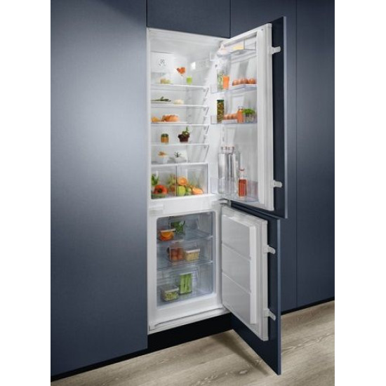 Electrolux LND5FE18S Beépíthető kombinált alul fagyasztós hűtő