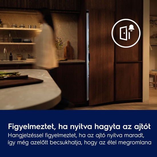 Electrolux LNS3LE18S Beépíthető kombinált alul fagyasztós hűtő