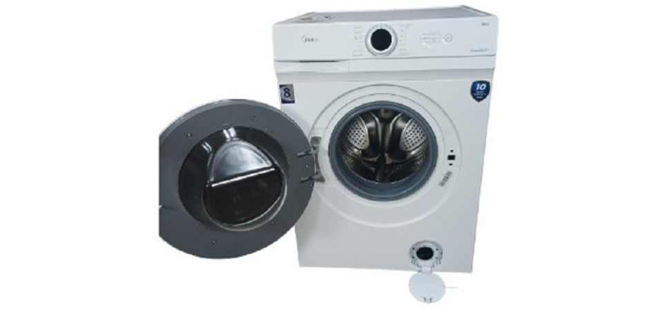 Midea MF100W80BWHR Elöltöltős mosógép Midea MF100W80BWHR Elöltöltős mosógép