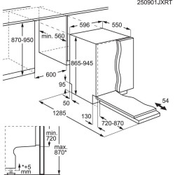AEG NG87IC20SK Beépíthető 12-15 terítékes mosogatógép