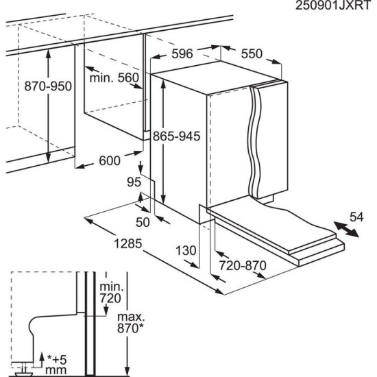 AEG NG87IC20SK Beépíthető 12-15 terítékes mosogatógép