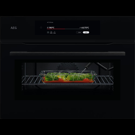 AEG NKK9N82KB Beépíthető kompakt sütő és mikró