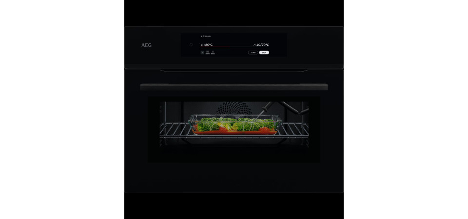 AEG NKK9N82KB Beépíthető kompakt sütő és mikró