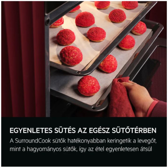AEG OA5CB31SM Beépíthető villany sütő