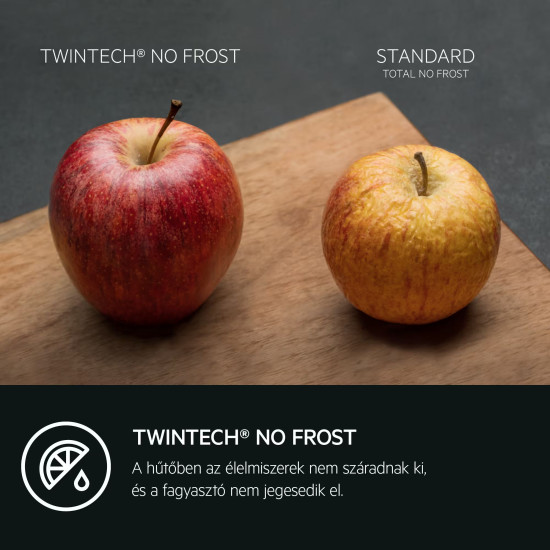 AEG OSC6N181ES Beépíthető kombinált alul fagyasztós hűtő