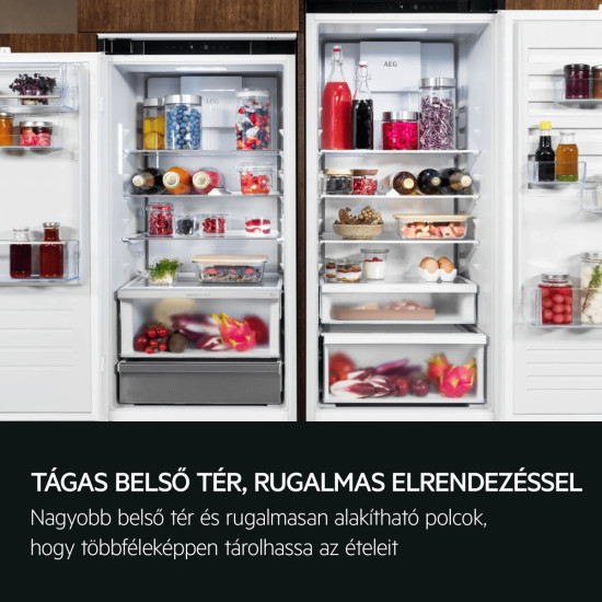 AEG OSC7C191DS Beépíthető fagyasztórekeszes hűtőszekrény
