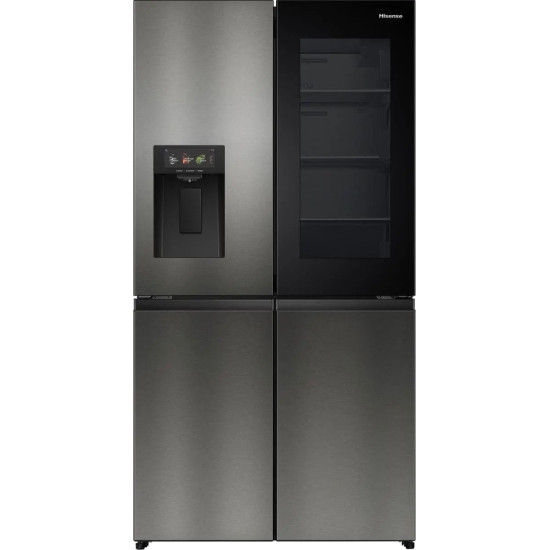 Hisense RQ600P7SKE Kombinált alulfagyasztós hűtőszekrény
