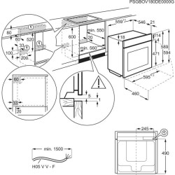 AEG TA5PB531AB Beépíthető villany sütő