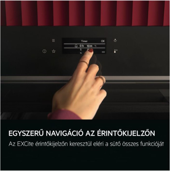 AEG TE7PB63ZAB Beépíthető villany sütő