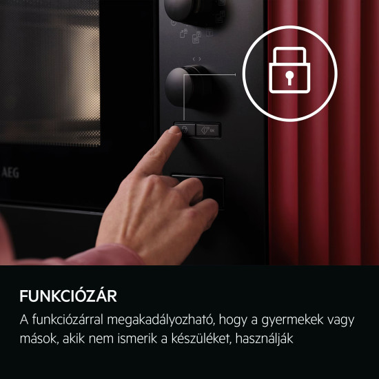 AEG TMS5G25IEM Állószekrénybe építhető mikrohullámú sütő