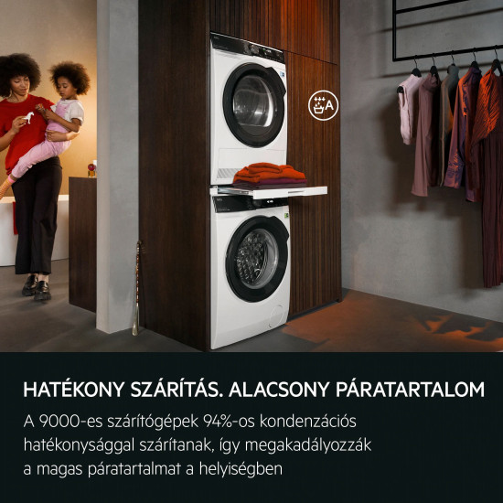 AEG TR9396CE Hőszivattyús szárítógép