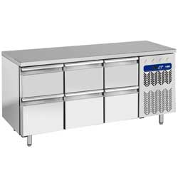 Diamond TG3N/L+3XK1/2-L Ipari hűtött munkaasztal