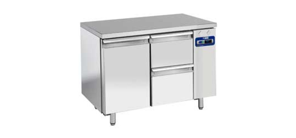 Diamond TS2N/L+1XK1/2-L Ipari hűtött munkaasztal
