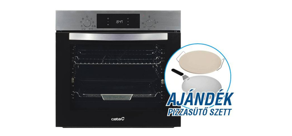 Cata CATA - Beépíthető sütő MDS-8008 X AIR FRYER + Ajándék Pizzasütő szett! Beépíthető villany sütő Cata CATA - Beépíthető sütő MDS-8008 X AIR FRYER + Ajándék Pizzasütő szett! Beépíthető villany sütő