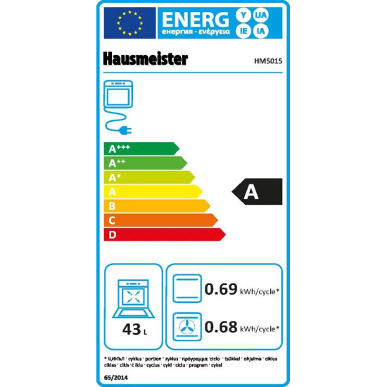 Hausmeister HM5015 Kombinált tűzhely