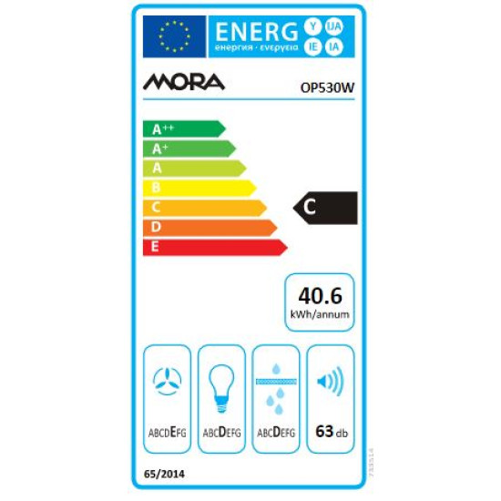Gorenje Mora OP530W Hagyományos páraelszívó