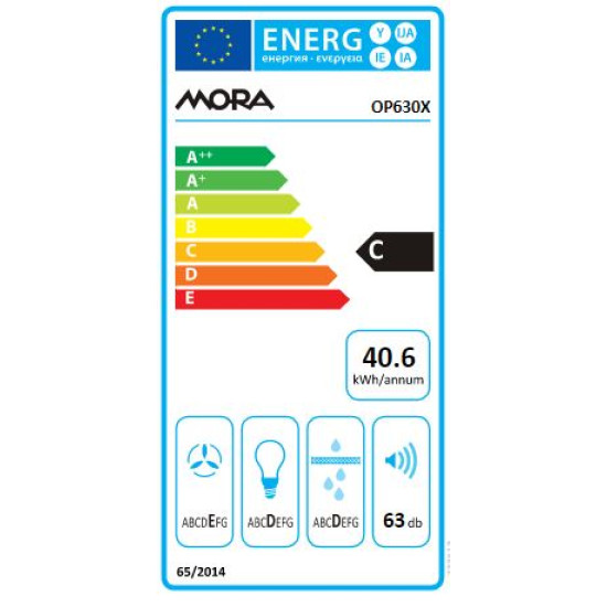 Gorenje Mora OP630X Hagyományos páraelszívó