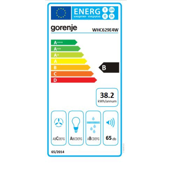 Gorenje WHC629E4W Kürtős páraelszívó