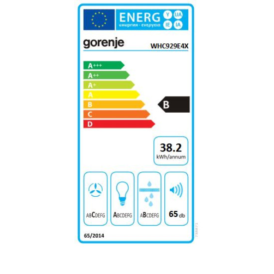 Gorenje WHC929E4X Kürtős páraelszívó
