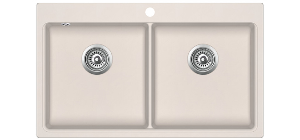 Evido EVIDO QUADRO 9 gránit mosogatótál dugókiemelő nélkül 105543 Gránit mosogatótálca