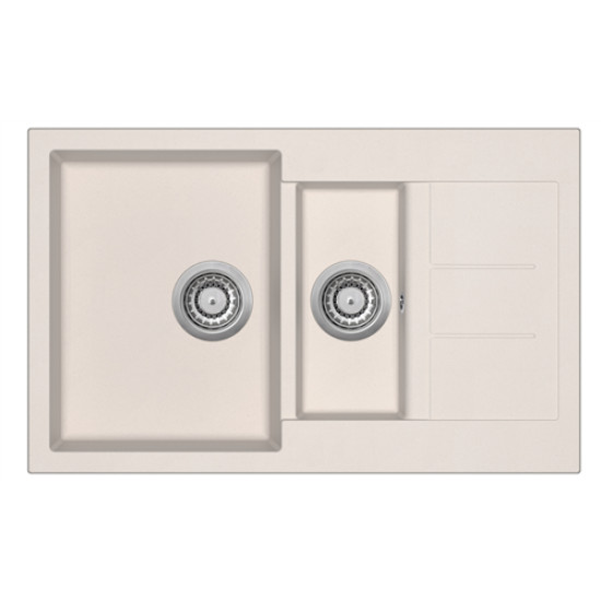 Evido EVIDO CUBO 6S Compact gránit mosogatótál dugókiemelő nélkül 105572 Gránit mosogatótálca