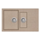 Evido EVIDO Cubo 6S compact gránit mosogató800x500 avena 105722 Gránit mosogatótálca