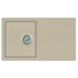 Evido EVIDO EASY 45S gránit mosogató 760x440 bézs 105980BK Gránit mosogatótálca
