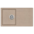 Evido EVIDO Easy 45S gránit mosogató, 760 x 440 mm, avena 105981 Gránit mosogatótálca