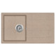 Evido EVIDO Easy 45S gránit mosogató, 760 x 440 mm, avena 105981 Gránit mosogatótálca