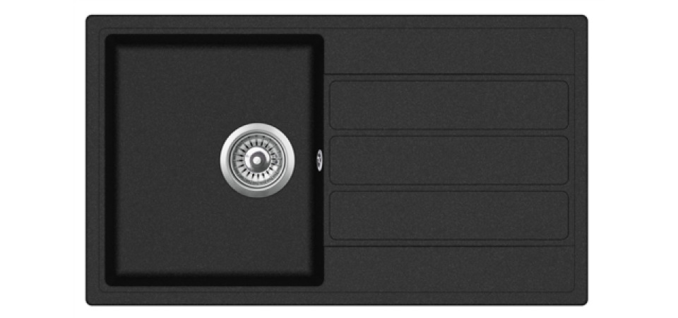 Evido EVIDO Easy 45S gránit mosogató, 760 x 440 mm, antracit 105982 Gránit mosogatótálca Evido EVIDO Easy 45S gránit mosogató, 760 x 440 mm, antracit 105982 Gránit mosogatótálca