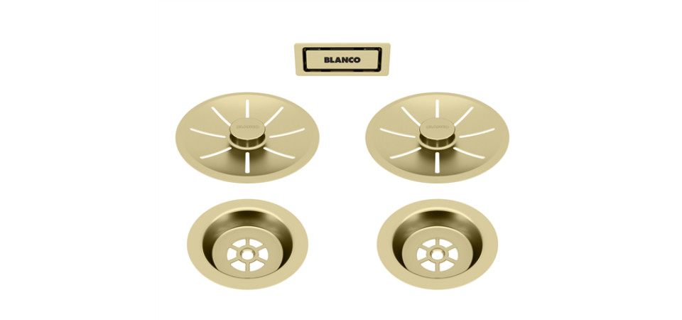 Blanco InFino szett satin gold 2 med. 203477 Mosogatótálca tartozék