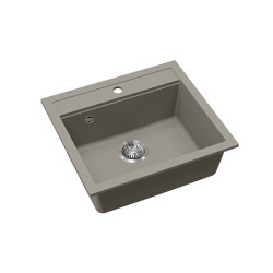 Evido EVIDO QUADRO 6 gránit mosogatótál dugókiemelő nélkül 442063 Gránit mosogatótálca
